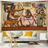 Tapestries Pharaoh Of Egypt Tapestry Wall Hanging Sandy Beach Throw Rug Blanket Camping Tent Travel Mattress Sleeping Pad