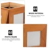 Quadros Caixa De Madeira Po Frame Imagem Para Mesa Desktop Presentes Personalizados Decoração De Mesa De Pinho Escritório