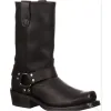 Boots printemps automne hommes vintage gothiques fausses bottes en cuir 4,5 cm