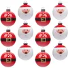 Boule suspendue de noël, décoration de fête, crée une atmosphère Festive riche/lot d'accessoires d'arbre, boules solides 6cm faciles à accrocher