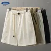 Pantalons pour hommes EN American Waffle Sports Shorts Summer Séchage rapide Lâche Légère et mince Bubble Split pour hommes