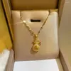 Hänge halsband Lucky Bag Necklace glittrande strasspengar för kvinnor Justerbar kedja Förmögenhetslavikel