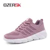 Chaussures décontractées OZERSK femmes respirant maille baskets femme léger dames antidérapant résistant à l'usure confort