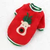 Dog Apparel Christmas Clothes Winter Hoodies Outfit Xmas Pet Garment Pomeranian Bichon Schnauzer Clothing Puppy Coat Dropship