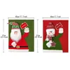 Chair Covers Christmas Cover Cartoon Snowman Santa Home Table Dinner Party 2024 Year Dropship