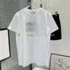 Damen-T-Shirt mit Rundhalsausschnitt, Buchstaben-Stickerei, Luxus-T-Shirts, Frühlings- und Sommer-Kurzarm-T-Shirts