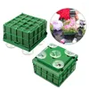 Decorative Flowers 2pcs Wedding Floral Foam Cage Party Flower Arrangement DIY Craft Home Decor For Fresh Square Indoor Outdoor Table