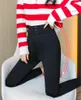 Women's Jeans Winter Fleece Lined Women Stretchy Cashmere Thermal Denim Pants Button Pant High Waist