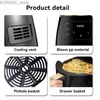 Air Fryers Home 6L touch screen dual air fryer electric deep fryer oven with independent basket intelligent air fryer Y240402