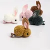 30pcs Children Girls Bunny Hair Clip Plush Cute Stuffed Rabbit Accessories Head Wear for Holiday Easter Day Gifts Halloween 240325