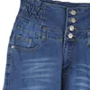 Est alta qualidade por atacado mulher denim calças lápis marca superior estiramento jeans calças de cintura alta calças de cintura alta das mulheres 240315