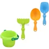 Wassersand Spiel Spaß 1 Set Eimer Toy Kids Beach Spade Rake 240403