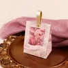 Gift Wrap 10Pcs Flower Pattern Chocolate Candy Boxes For Wedding Baby Shower Birthday Portable Bags Packaging Supplies