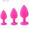 Other Health Beauty Items Silicone buttocks and anal plugs size 3 male and female anal plugs adult anal s Y240402