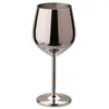 Wine Glasses Stainless Steel Glass Single-layer Drinkware Champagne Cocktail Goblet Kitchen Utensils Home Use For Wedding Bar