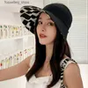 Wide Brim Hats Bucket Hats Summer Hats For Women Empty Top Sun Protection Sunscreen Beach Hat Large Brim Folding Double Sided Sunhat Korean New Casual L240402