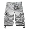 Shorts pour hommes Shorts pour hommes 2018 été militaire tactique hommes court décontracté solide Lti poche Cargo court grande taille C240402