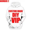 Menwomen 3D Baskı DIY Tshirts Drop Drover Özelleştirilmiş Özel Üstler Tasarım Giysileri Hoodies Sweatshirts Plus Boyut 5xl A 240315