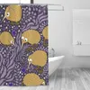 Tende per doccia Kiwi Birds Cande 72x72in con ganci motivi fai -da -te decorazione da bagno