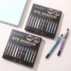 12PCS/SET TRUDY WYKŁADNY STEKORYKI CHELIL CHREY CHREY ZESTAW PENCIL PENTURY OTRUSZCZENIE Ołów Pigment Wodoodporny makijaż oka narzędzia 240325