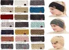 21 Farben INS CC Haarband bunt gestrickt Häkelstirnband Winter Ohrenwärmer elastisches Haarband breites Haar-Accessoires7560240