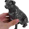 Gartendekorationen Harz Tierskulptur Welpen Statue Hund Handwerk Figur Ornament Statuen Outdoor Retro Dekor