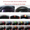 Black Suede Car Steering Wheel Cover For Nissan Frontier 2005-2021 Pathfinder 2005-2015 Xterra 2005-2015 Navara 2005-2015