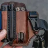 Tools Leather Sheath Multitool Sheath for Belt EDC Pocket Organizer With Key Holder Flashlight Pouch Camping Outdoor Tool