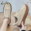 Casual Schoenen Platform Voor Vrouwen All-Match Koreaanse Stijl Warm Houden Slijtvaste Designer Sneakers 2024 Mode Herfst Winter