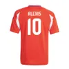 2024 Drużyna narodowa Chile Męska koszulka piłkarska Perez Alexis Vargas Osorio Isla Davila Home Away Football Shirts krótkie mundury dla dorosłych