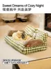 猫キャリアネストベッド冬のソファウォームドッグスモールペット猫関連製品専用ケージの注ぎチャット