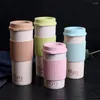 Mugs Korean Coffee Cups Travel Mug With Stir Easy Go Cup Portable For Outdoor Camping Hiking Picnic Self Driving