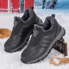 Сапоги мужчина сапоги сапоги легкие зимние туфли для мужчин снежные ботинки Водонепроницаемые зимние прогулочные туфли на саните на щиколотке на щиколотке
