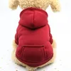 Dog Apparel Puppy Pet Hooded Sweatshirt Autumn Winter Two-legged Pocket Cat Clothes Outfit Hoodies