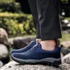 Casual Shoes Mens Sneakers för att gå Running Gym Sport Lätt andas Mesh -tränare snör upp bekväma fyra säsonger