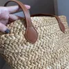 Vrouwen handgemaakte geweven tassen Lafite Lady Beach Tourism Outdoor Handtas Designer Women Personaliseerde gras geweven tas