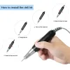 Treatments Professional Electric Nail Art Drill Pen Handle File Polish Grind Machine Handpiece Manicure Pedicure Tool Nail Art Accessories