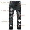 Amari Jeans Мужские дизайнерские мужские джинсы Европейские Jean Hombre Мужские брюки Брюки Высококачественные удобные джинсы с принтом 605