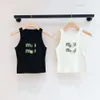 Women's T-shirt Designer Women Sexy Halter Tee Party Fashion Crop Top Luxury Embroidered T Shirt Spring Summer Backless 868