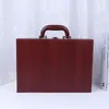 Film Television Production Script Box Archive Materials Book Storage Gift Magazine Leather Briefcase 240320