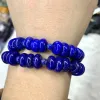 Armreifen AAA Qualität natürlicher Lapis Lazuli Steinarmband natürliches Edelsteinarmband DIY -Schmuckarmband für Frau für Mann Großhandel!