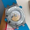 AP Chronograaf Horloge Royal Oak Offshore Series 15710ST Precisiestaal Limited Edition Blauwe Plaat Herenmode Vrije tijd Zakelijk Sport Duiken Mechanisch Horloge