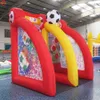 wholesale Free Delivery outdoor activities 3x2x3mH(10x6.5x10ft) inflatable football goal soccer shooting sport game for sale