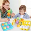 Giochi per bambini Smart Eggs Montessori 3D Puzzle Shape Matching Toys Educational Toys per i bambini Apprendimento Early Math Toys Montessori