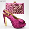 Dress Shoes Arrival Women And Bag Set In Italy African Shoe For Party Italian Luxury Designers Pumps