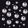 Factory wholesale flat transparent white rhinestone nail jewelry glass crystal drill spot mobile phone stick drill accessories