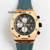 Einde aangepaste hoogwaardige horloge 316L maat 42 mm beweging koehide riem offshore serie ontwerper waterdichte polshorloges vol roestvrij staal