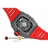Orologio da uomo di lusso Richa m di alta qualità orologio di orologio automatico orologio meccanico Waterproproof in acciaio inossidabile in gomma da polso panchromatico in gomma venduta FG87