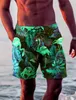 Męskie szorty męskie szorty męskie szorty pływające szorty pływające pnie dystrynujące liść flaming grafika szybkie suche krótkie swobodne święta haian micro elasticc240402