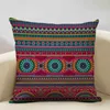 Pillow Beautiful Art Decor Linen Cover Ethnic Style Pillowcase Home Sofa Car Decoration 45x45cm Throw Case